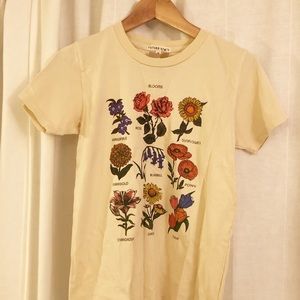 NWT Urban Outfitters Future State Flower Chart Tee